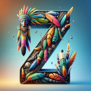 Totem — letter Z (variant 2)