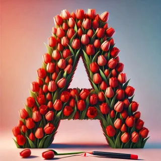 Tulip — letter A