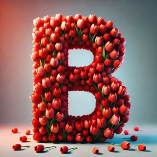 Tulip — letter B