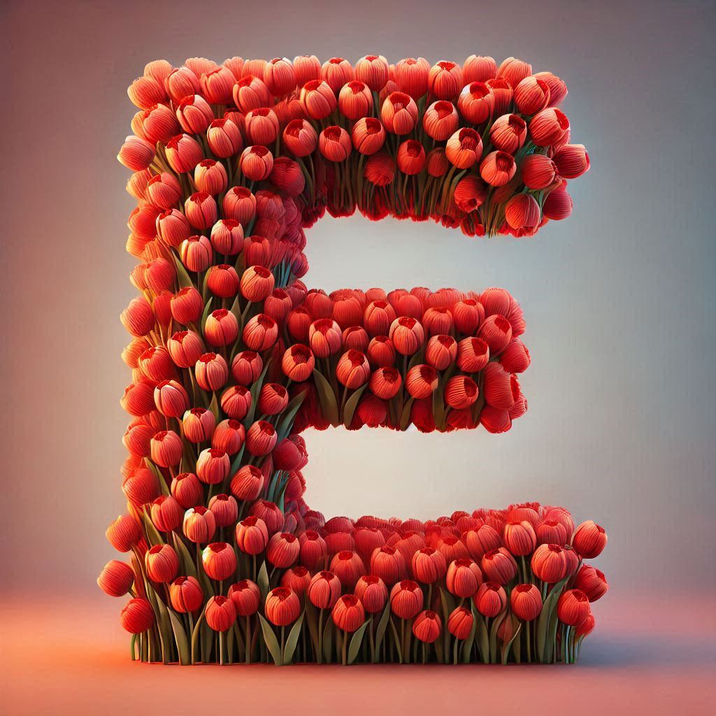 Tulip — letter E