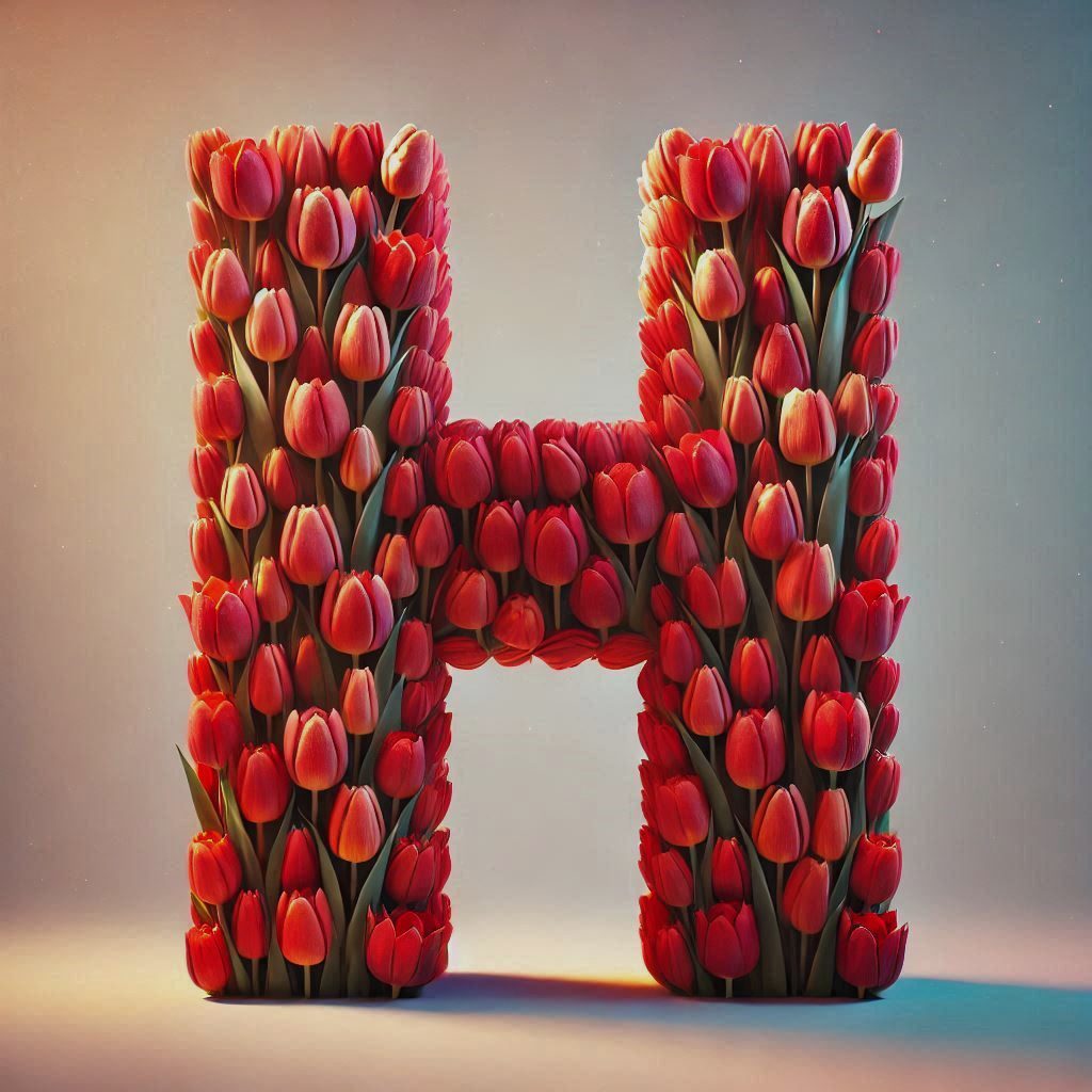 Tulip — letter H