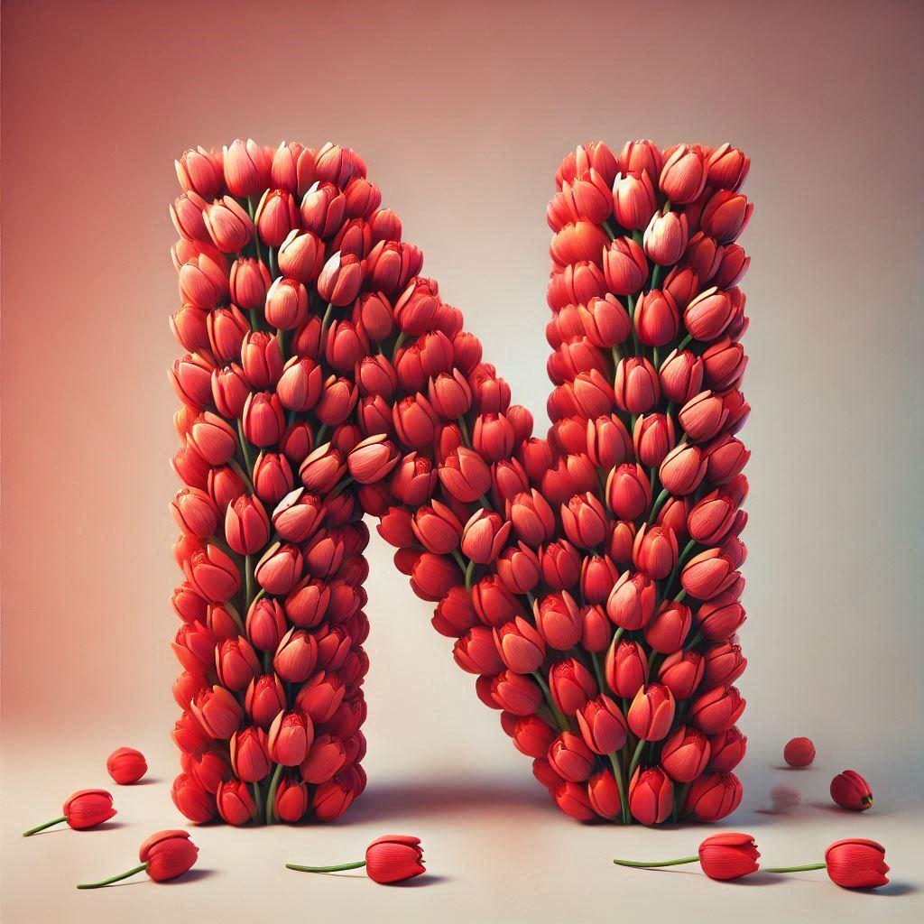 Tulip — letter N