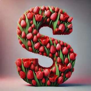 Tulip — letter S