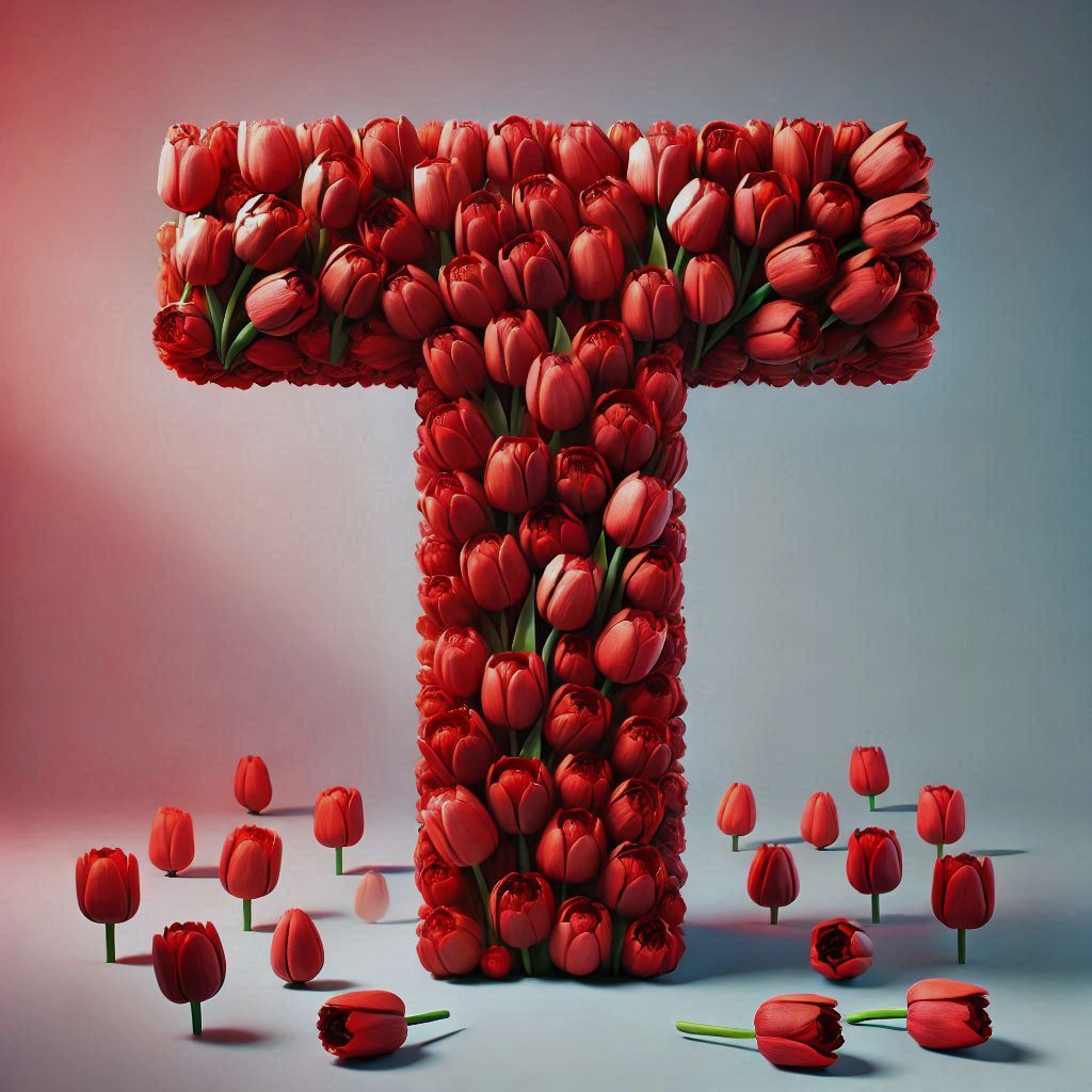 Tulip — letter T
