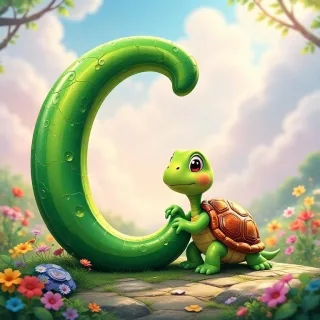 Turtle — letter C