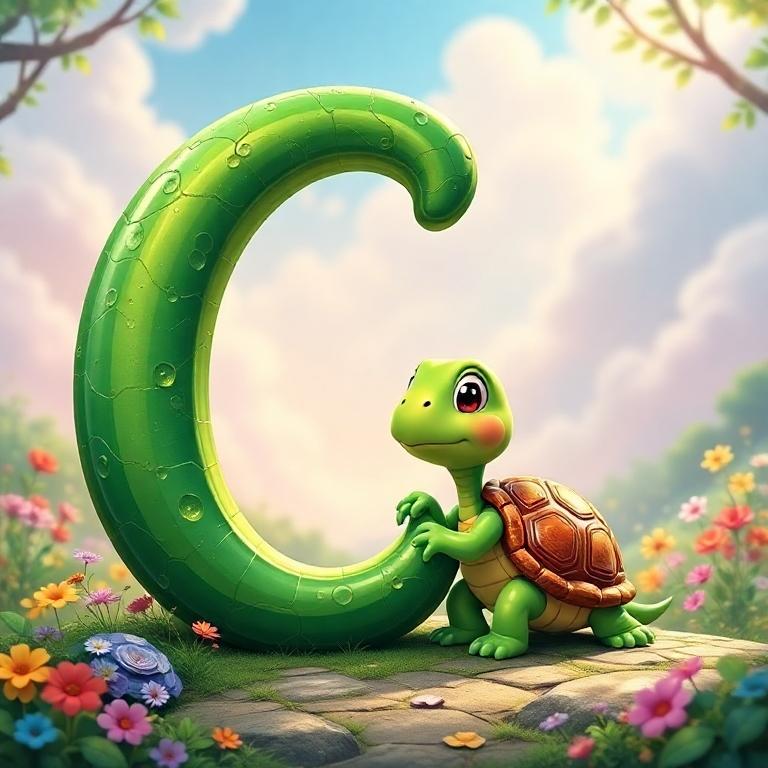 Turtle — letter C