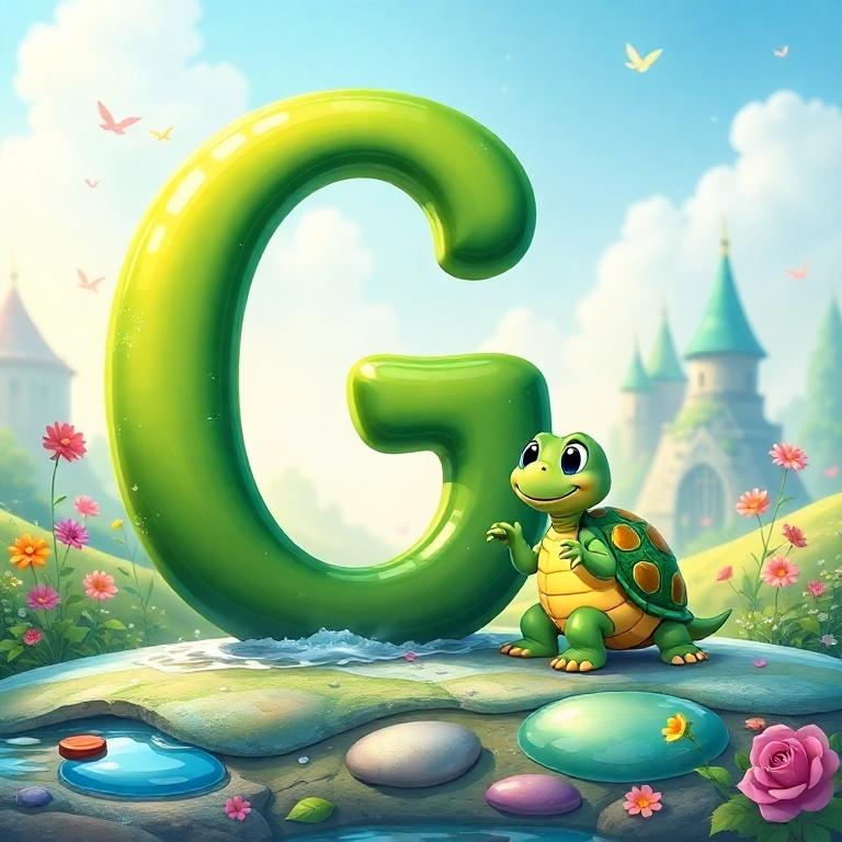 Turtle — letter G