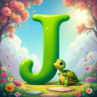 Turtle — letter J