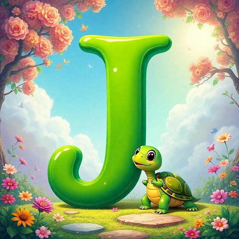 Turtle — letter J