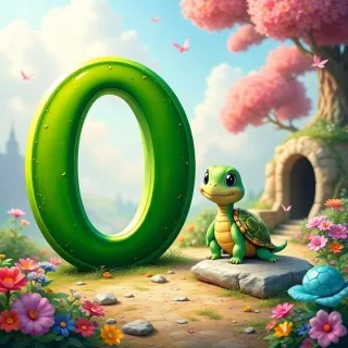 Turtle — letter O