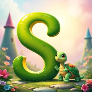 Turtle — letter S