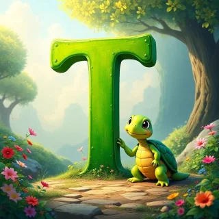 Turtle — letter T