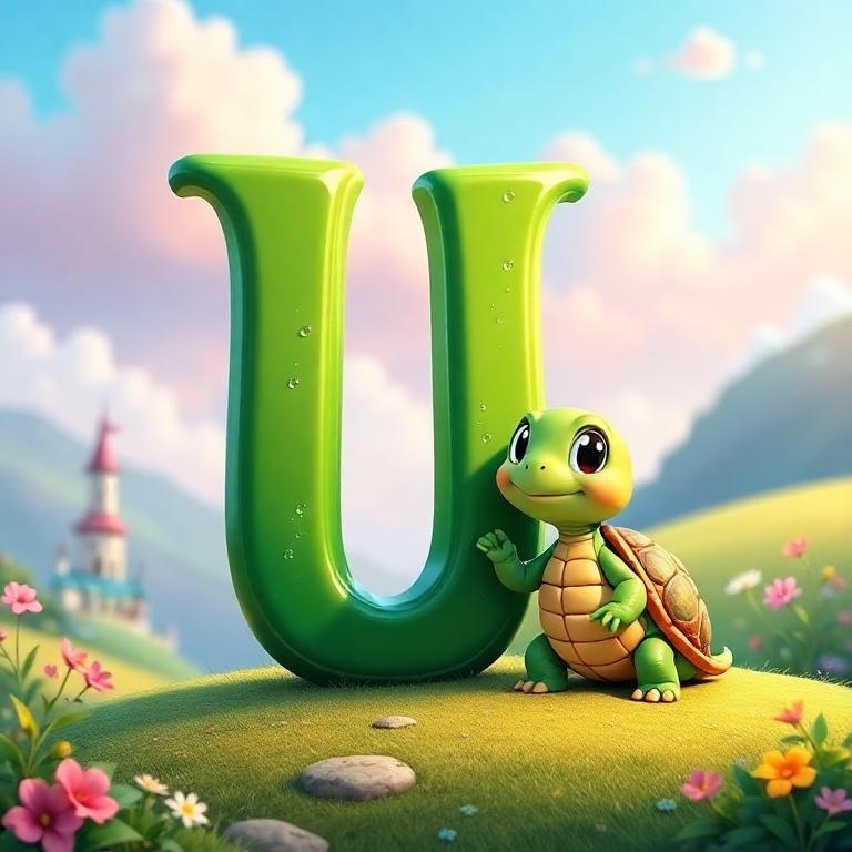 Turtle — letter U