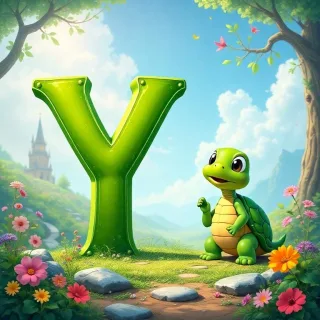 Turtle — letter Y
