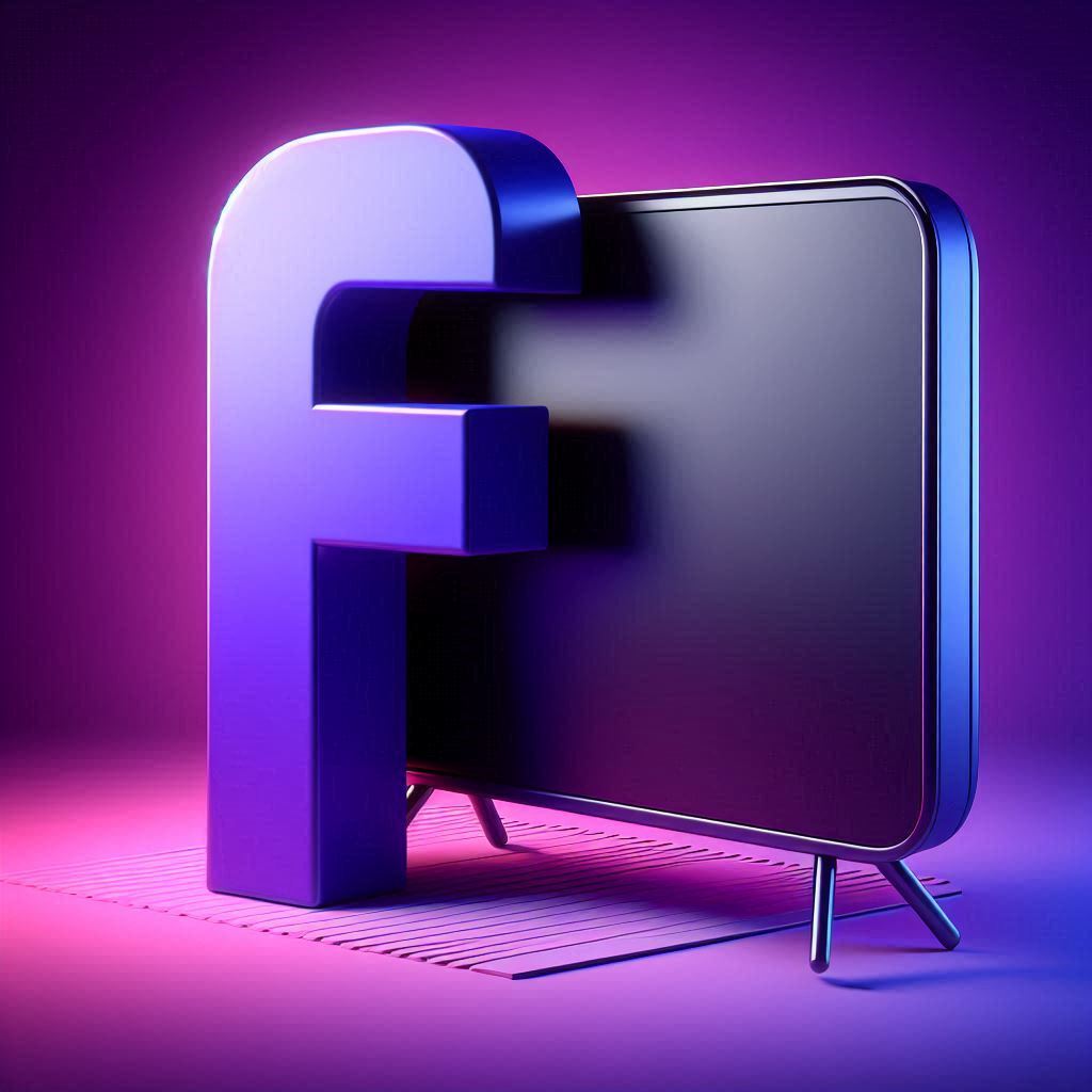 TV set — letter F