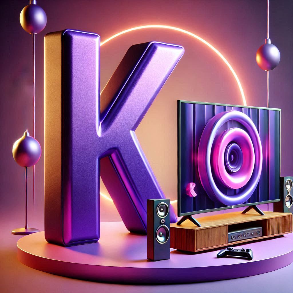 TV set — letter K