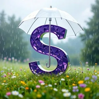 Umbrella — letter S