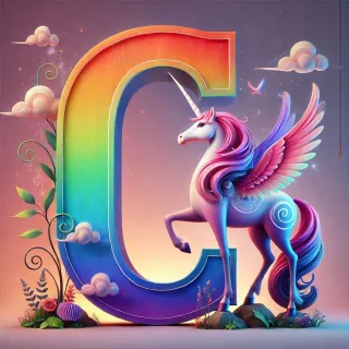 Unicorn 2 — letter C