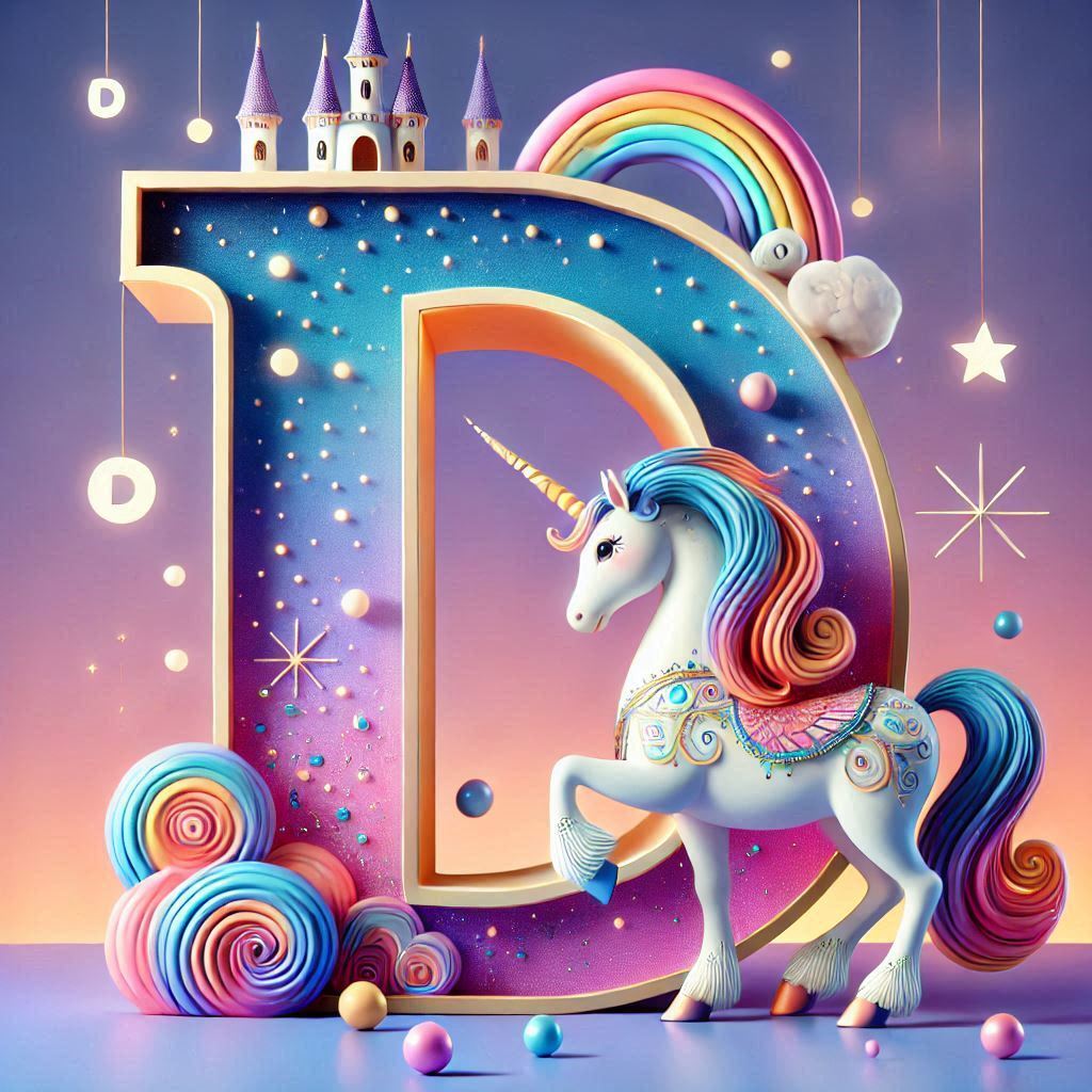 Unicorn 2 — letter D