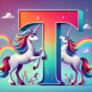 Unicorn 2 — letter T