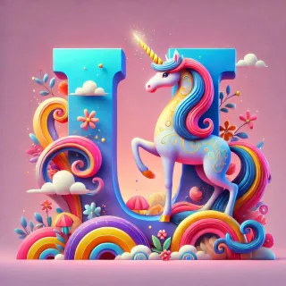 Unicorn 2 — letter U