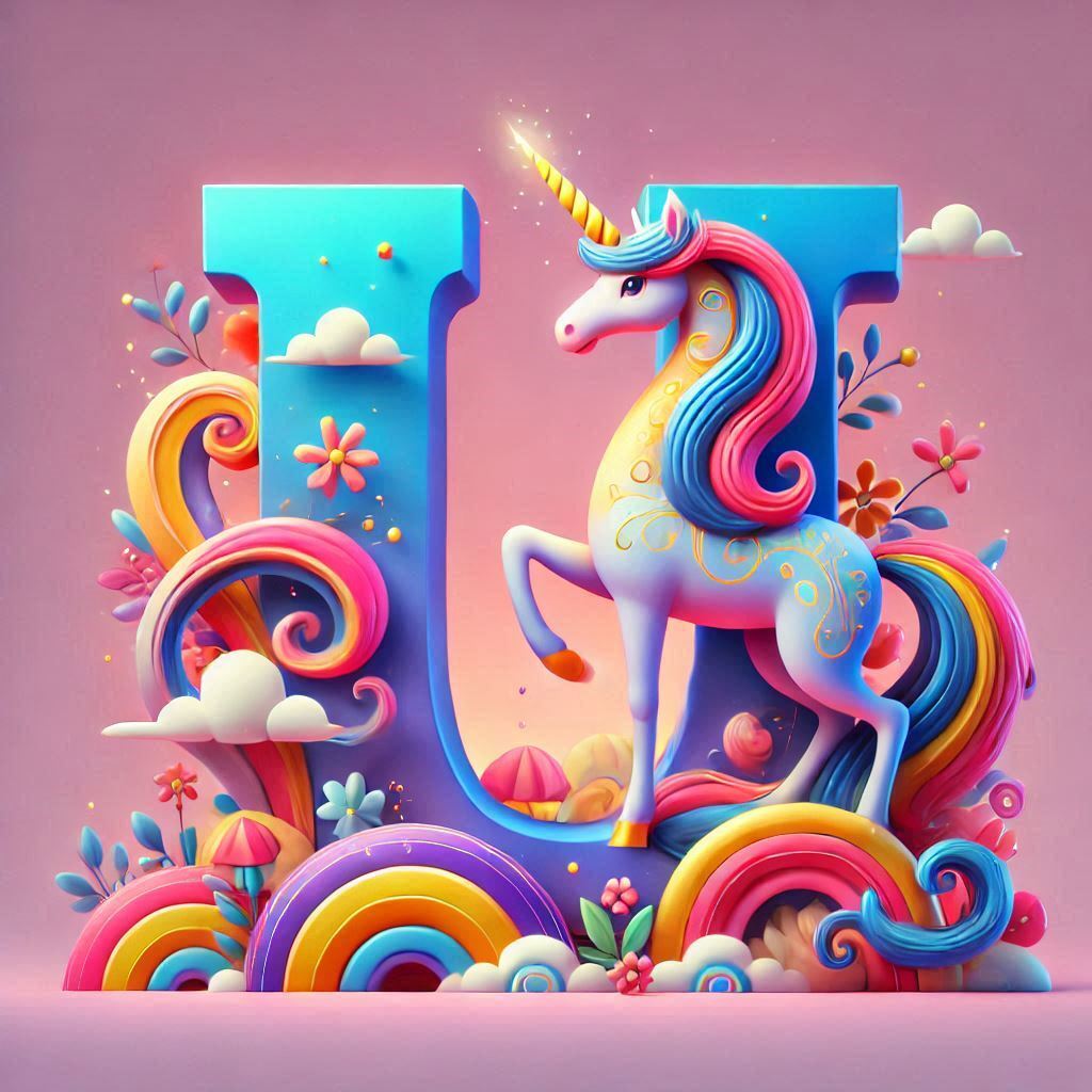 Unicorn 2 — letter U