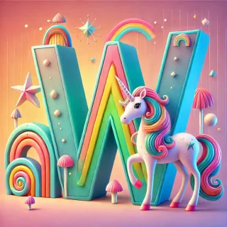 Unicorn 2 — letter W