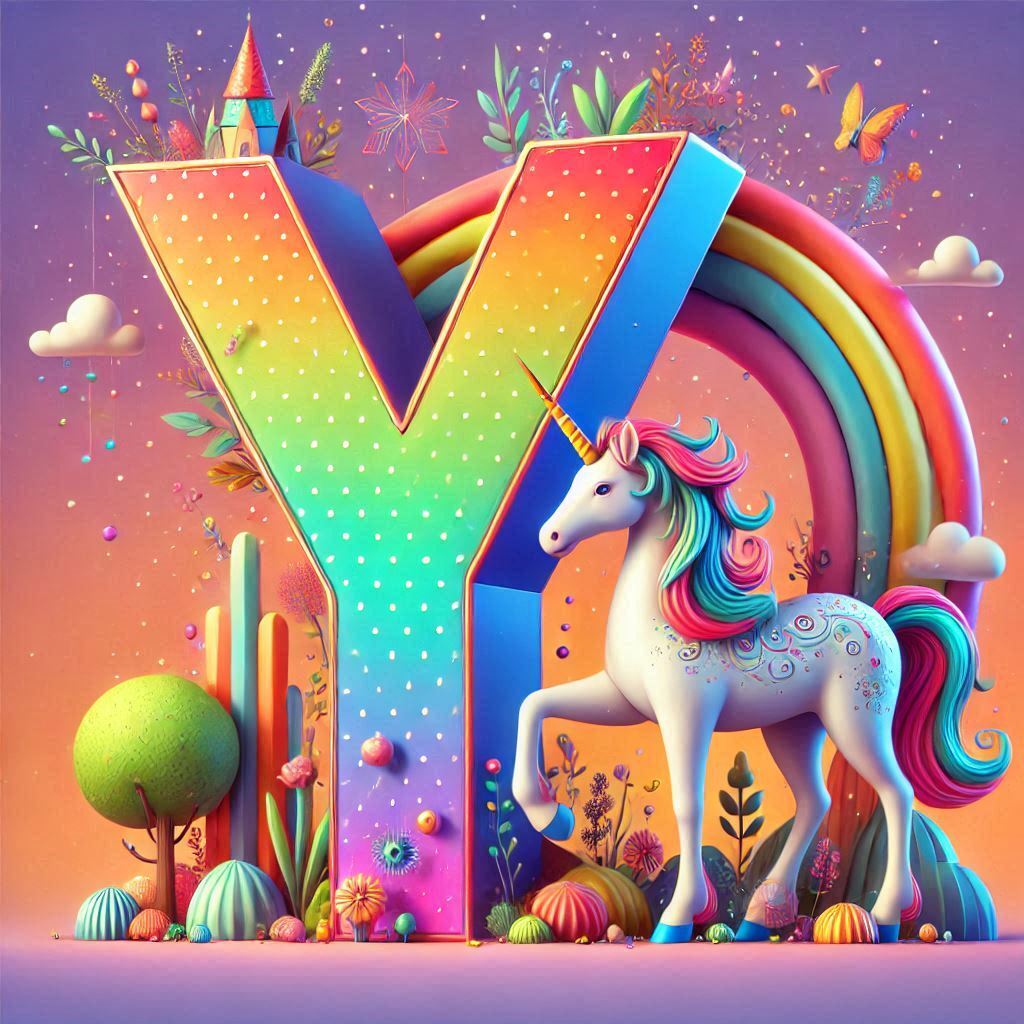 Unicorn 2 — letter Y