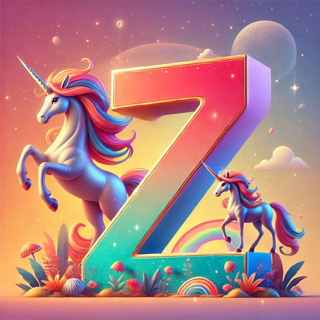 Unicorn 2 — letter Z
