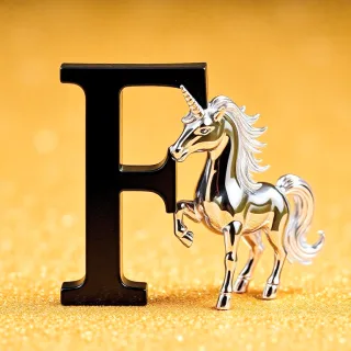 Unicorn — letter F