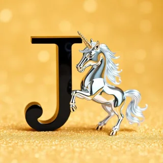 Unicorn — letter J