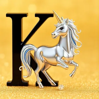 Unicorn — letter K