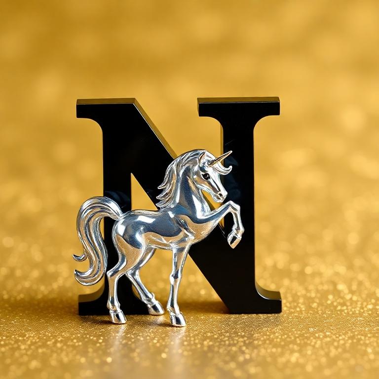 Unicorn — letter N