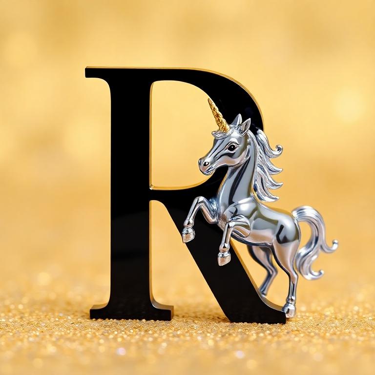 Unicorn — letter R
