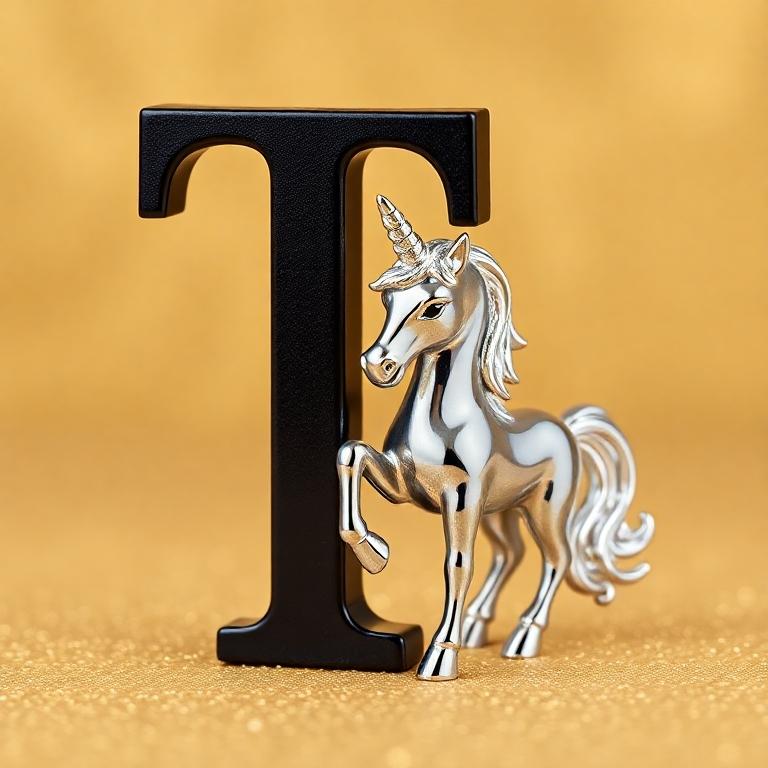 Unicorn — letter T