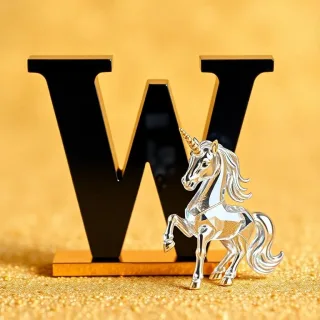 Unicorn — letter W