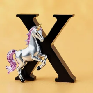 Unicorn — letter X