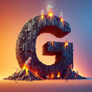 Volcano — letter G