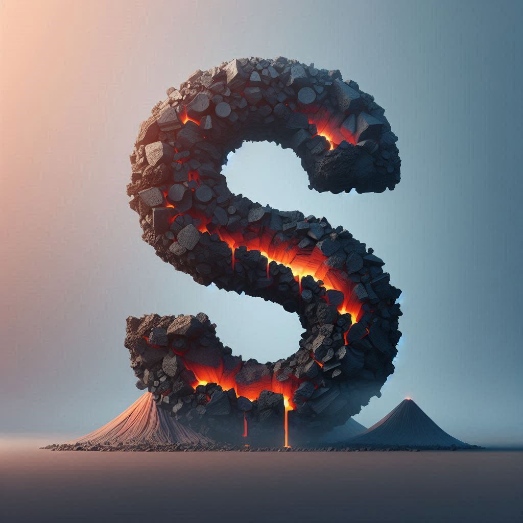 Volcano — letter R