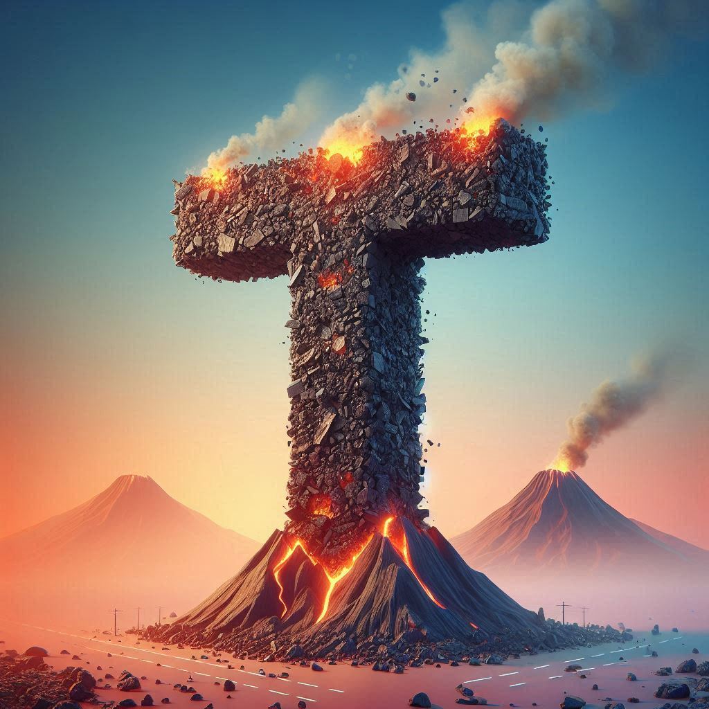 Volcano — letter S