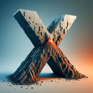 Volcano — letter Y