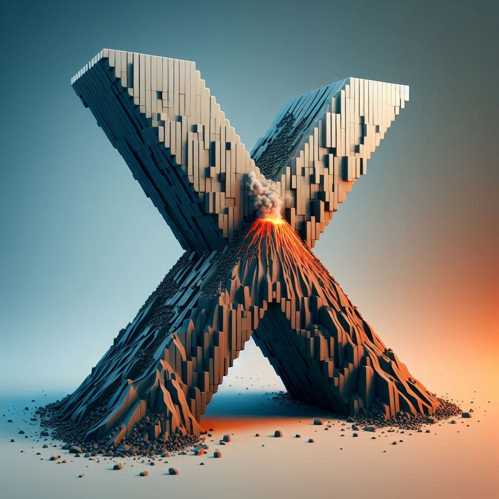 Volcano — letter Y