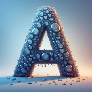 Water — letter A