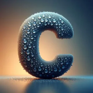 Water — letter C