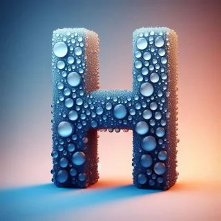 Water — letter H