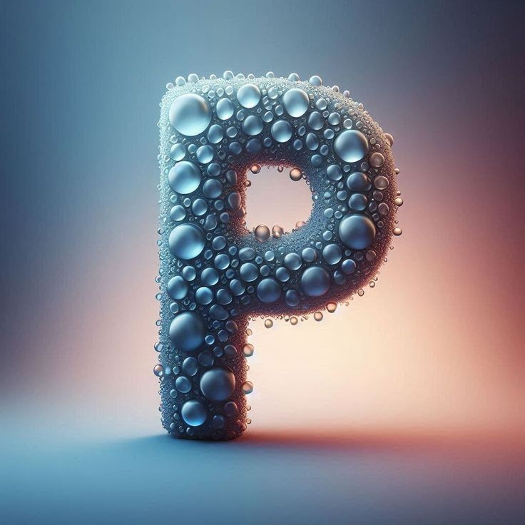 Water — letter P