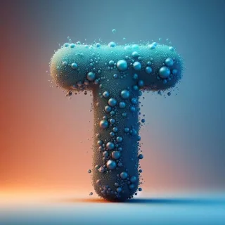 Water — letter T