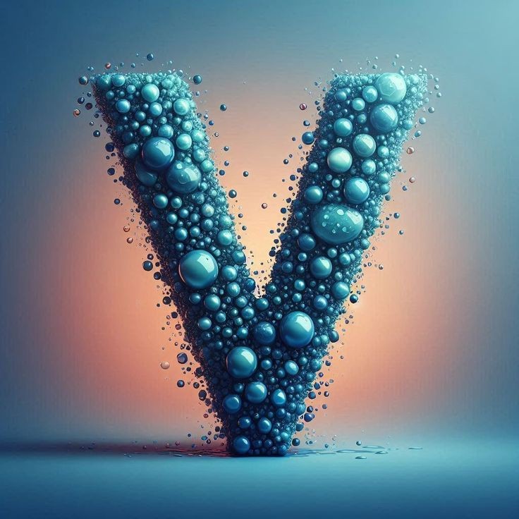 Water — letter V