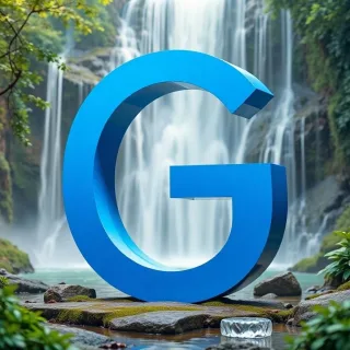 Waterfall — letter G