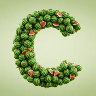 Watermelon 2 — letter C